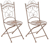 TPFGarden 2er Set Gartenstühle Indi